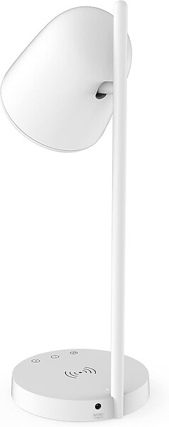 MUVIT - Lampe Led de bureau connectée Muvit IO - Connexion Wifi - Avec base de charge sans fil - large