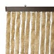 SANS - Rideau chenille beige uni  90 x 220 cm - vignette