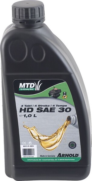 CENTRALE BRICO - Huile moteur monograde SAE 30 HD pour les moteurs 4 temps des petites machines - 1 l - large