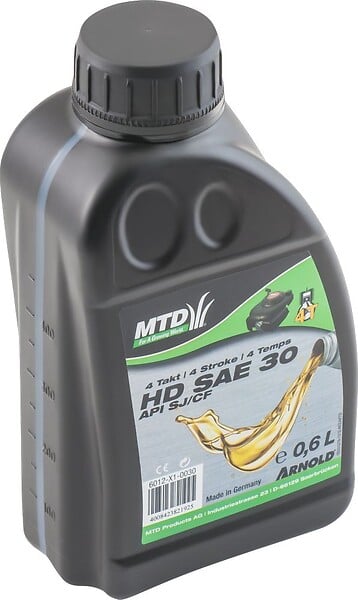 CENTRALE BRICO - Huile moteur monograde SAE 30 HD pour les moteurs 4 temps des petites machines - 0,6 l - large