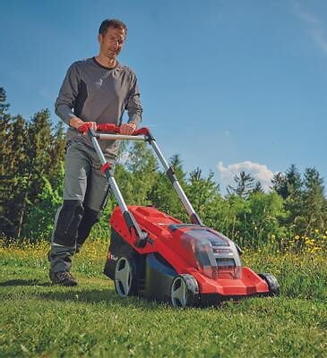 EINHELL - Tondeuse à gazon sans fil RASARRO 36/42 + 2x batterie 5,2 Ah PXC + 1 chargeur - large
