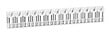 SCHNEIDER ELECTRIC - Répartiteur SCHNEIDER R9EXHS13 13 modules embrochable sans connecteur Resi9 XE - vignette