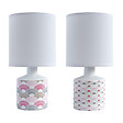SEYNAVE - Lampe à poser céramique Ines Rose 29cm - vignette