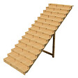 VINUOVO - BERLIN Escalier extérieur bois 15 marches H 258cm L-160cm fermé - vignette