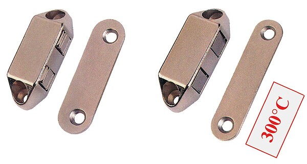 OUTILLAGE PROGRESS - Loqueteaux POLAIR à  encastrer force 4 dimensions 56x16mm acier nickelé - OUTILLAGE PROGRESS - LM5102 - large
