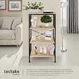 TECTAKE - Etagère Barry 61,5x31,5x133,5cm Bois clair industriel, Chêne Sonoma - vignette