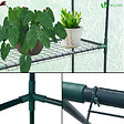 VOUNOT - Serre de jardin avec etageres et bache PE renforcee 135g/m2 143x215x195cm Vert - vignette