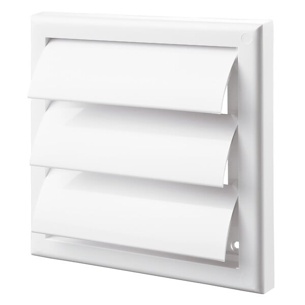 BLAUBERG - Lot Extracteur d'air AERO STILL + Gaine extensible alu + Grille diamètre 100 - large