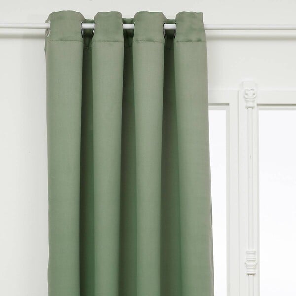 ATMOSPHERA - Rideau occultant "Odelie" vert céladon 140x260cm - large
