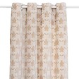 ATMOSPHERA - Rideau "Luna" jacquard velours lin 140x260cm - vignette