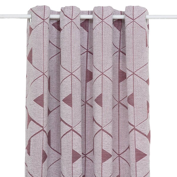 ATMOSPHERA - Rideau "Maloe" jacquard violet clair 140x260cm - large