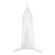 ATMOSPHERA - Ciel de lit "Lili" en gaze de coton H 250 cm blanc - vignette