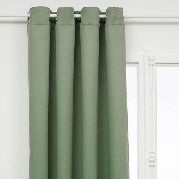 ATMOSPHERA - Rideau occultant "Odelie" vert céladon 135x240cm - large