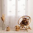 ATMOSPHERA - Voilage enfant "Nuage" 140x240cm blanc - vignette