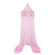 ATMOSPHERA - Ciel de lit enfant "Mademoiselle" rose 250x60cm - vignette