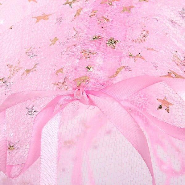 ATMOSPHERA - Ciel de lit enfant "Mademoiselle" rose 250x60cm - large