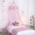 ATMOSPHERA - Ciel de lit enfant "Mademoiselle" rose 250x60cm - vignette