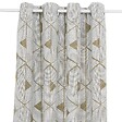 ATMOSPHERA - Rideau "Maloe" jacquard vert kaki 140x260cm - vignette