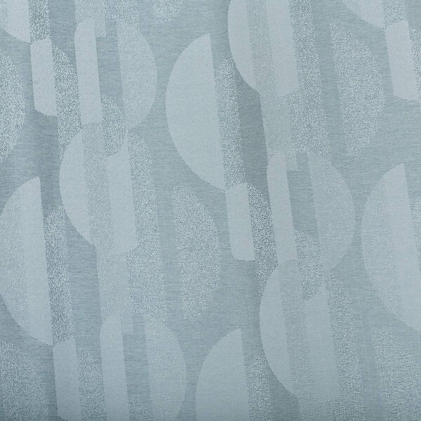 ATMOSPHERA - Rideau "Wimbi" jacquard bleu clair 140x260cm - large