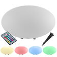 TECTAKE - Lampe boule LUMINOUS EYE avec ampoule LED et télécommande blanc - vignette