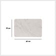 5 FIVE SIMPLY SMART - Tapis diatomite 39x60cm "Lea" blanc effet marbre - vignette