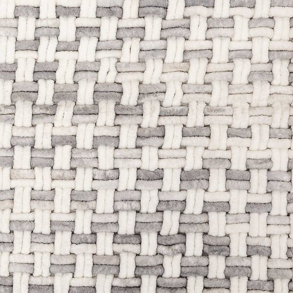 5 FIVE SIMPLY SMART - Tapis tressé gris 50x75cm - large