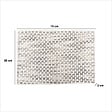 5 FIVE SIMPLY SMART - Tapis tressé gris 50x75cm - vignette
