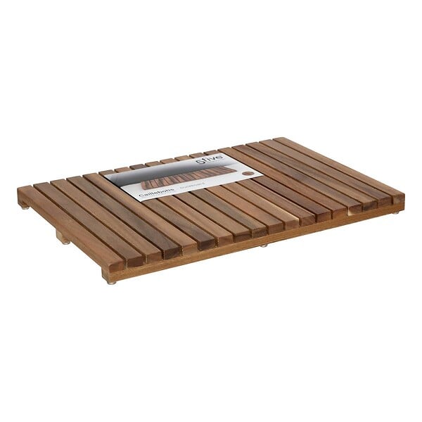 5 FIVE SIMPLY SMART - Tapis de bain caillebotis "Blackacia" 53x36cm en acacia - large