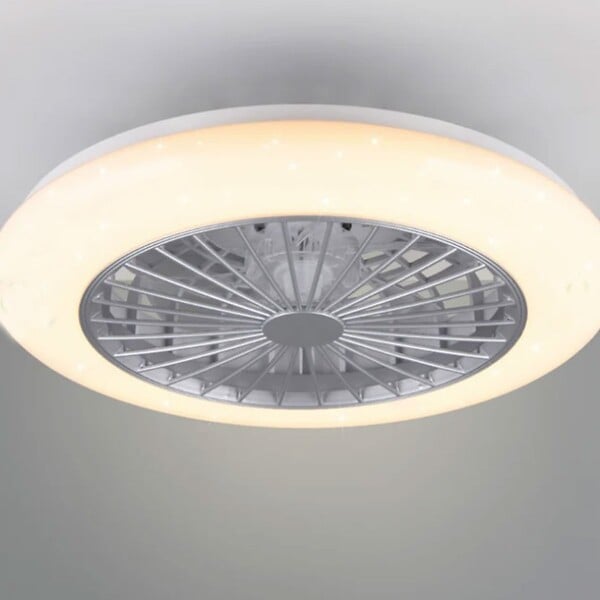 TRIO LIGHTING - Ventilateur Plafond Lumière LED 30W Ø50cm - Éclairage led Télécommande - large