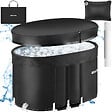 TECTAKE - Baignoire à glace ESPOO avec isolation triple et cadre en aluminium noir - vignette