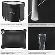 TECTAKE - Baignoire à glace ESPOO avec isolation triple et cadre en aluminium noir - vignette