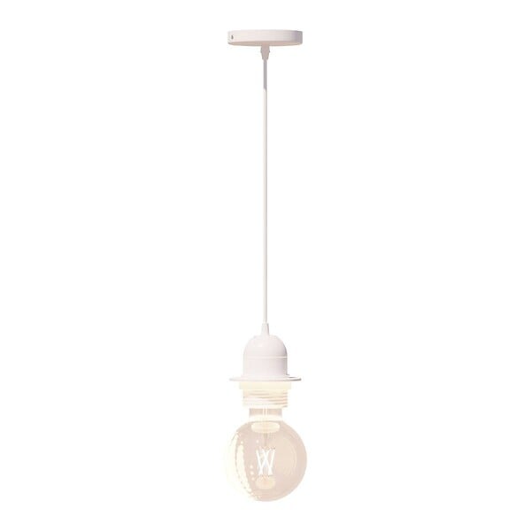 ATMOSPHERA - Cable électrique pour suspension métal blanc L80cm - large