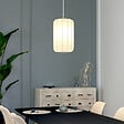 ATMOSPHERA - Suspension "Tobie" coton blanc D25cm - vignette