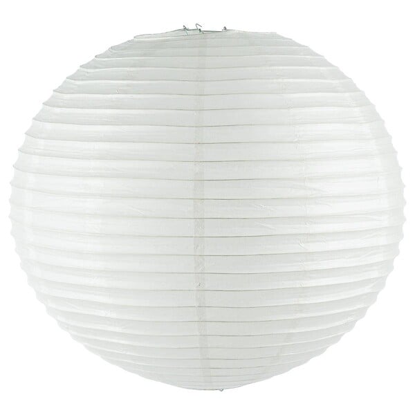 ATMOSPHERA - Lanterne boule papier blanc H60cm - large