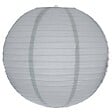 ATMOSPHERA - Lanterne boule - papier et métal - D45 cm - Gris clair - vignette