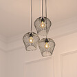 ATMOSPHERA - Suspension "Jena" métal noir D26cm - vignette