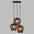 ATMOSPHERA - Suspension "Jena" métal noir D26cm - vignette