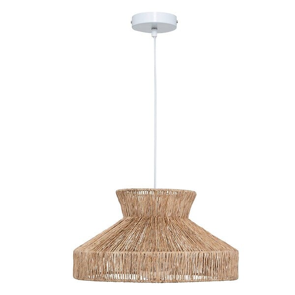 ATMOSPHERA - Suspension "Zelia" jute beige D38cm - large