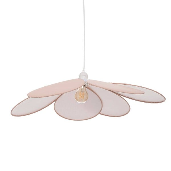 ATMOSPHERA - Suspension pétales D.72cm rose - large