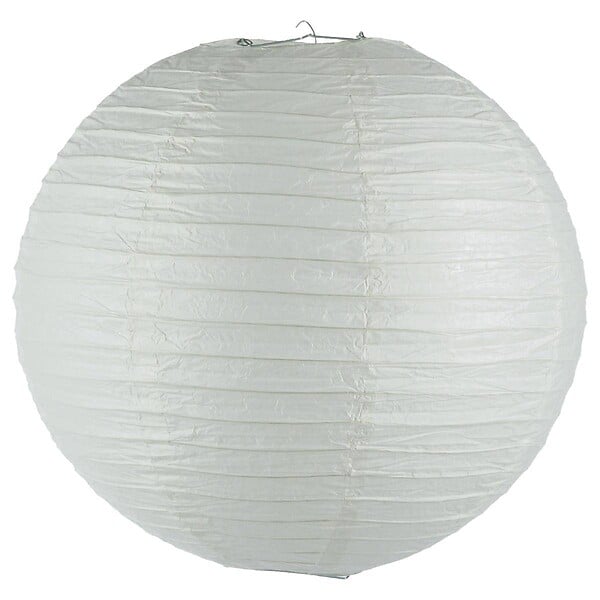 ATMOSPHERA - Lanterne boule papier blanc D45cm - large