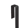 5 FIVE SIMPLY SMART - Serviteur de douche 2 niveaux stick adhésif noir "Blackalu" - vignette
