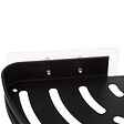 5 FIVE SIMPLY SMART - Étagère de douche d'angle stick adhésif noir "Blackalu" - vignette