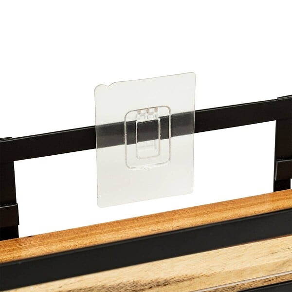 5 FIVE SIMPLY SMART - Serviteur de douche "Blackacia" 2 niveaux en acacia - large