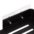 5 FIVE SIMPLY SMART - Étagère de douche rectangle stick adhésif noir "Blackalu" - vignette