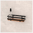 5 FIVE SIMPLY SMART - Étagère de douche "Blackacia" en acacia - vignette