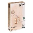 5 FIVE SIMPLY SMART - Étagère "Naturéo" en bambou blanc 27x20,5cm - vignette