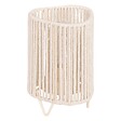 ATMOSPHERA - Lampe LED batterie Oda blanc H17cm - vignette