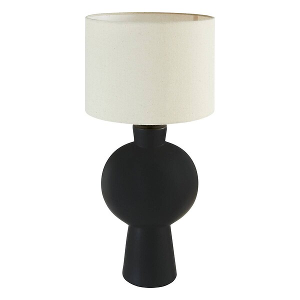 ATMOSPHERA - Lampe à poser "Yulia" noir H59cm - large