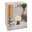 ATMOSPHERA - Lampe à poser LED Rick noir H21cm - vignette