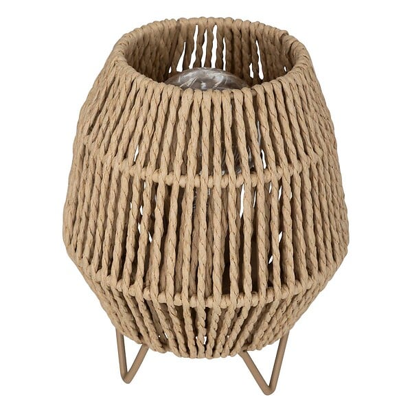 ATMOSPHERA - Lampe en papier naturel Ida H17cm - large